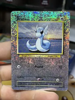 #3 Dratini 72/110 Legendary Collection 2002 Reverse Holo Vintage Pokemon Card - Image 3
