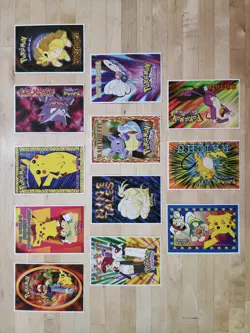 Vintage 1999 Pokemon Sticker Cards - Complete Set - Image 2