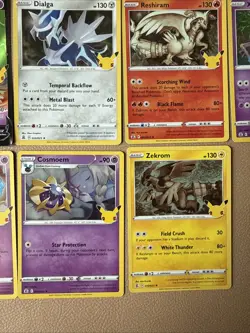 2021 Pokemon Celebrations 10 Card Lot Pikachu Professor Mew - Full Art & Holos - Image 4