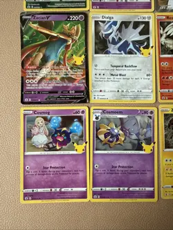 2021 Pokemon Celebrations 10 Card Lot Pikachu Professor Mew - Full Art & Holos - Image 5