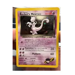 Pokemon TCG 2000 Rockets Mewtwo Gym Challenge Holo Card 14/132 - Image 1