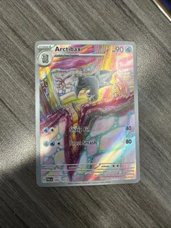 Pokemon Arctibax 209/193 SV02: Paldea Evolved Illustration Rare Holo Card - Image 1