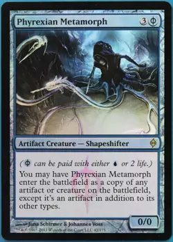 Phyrexian Metamorph FOIL New Phyrexia NM Artifact Rare CARD (514856) ABUGames - Image 1