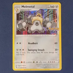 Melmetal 046/078 - Pokemon GO - Rare Holo Pokemon Card - NM - Image 1