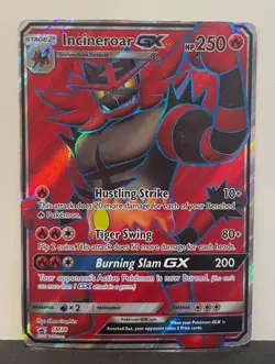 Incineroar GX - SM38 - S&M Full Art Holo Ultra Rare Promo Pokemon Card - LP - Image 1