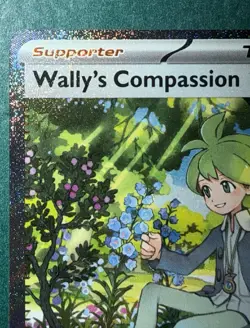 Pokemon TCG Mega Evolution Wally’s Compassion Trainer Card 186/132 Near Mint NM - Image 3