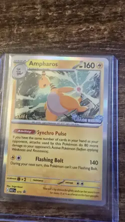 Pokemon Chaos Rising Prerelease Staff Promos Cards- Sealed MEP 074-077 Rare - Image 1
