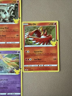 2021 Pokemon Celebrations 17 Card Lot Pikachu Professor Mew - Full Art & Holos - Image 4