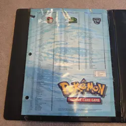 Vintage Pokemon Binder Folder Trading Card Album Original WOTC 1999 Snorlax - Image 2