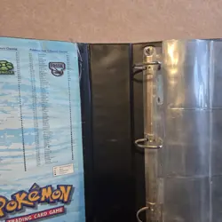 Vintage Pokemon Binder Folder Trading Card Album Original WOTC 1999 Snorlax - Image 4