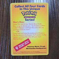 Catch Mew! Promo Card Pokemon The First Movie 1999 WOTC Vintage Pokemon League - Image 2
