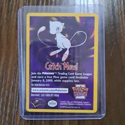 Catch Mew! Promo Card Pokemon The First Movie 1999 WOTC Vintage Pokemon League - Image 3