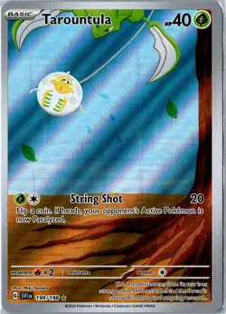 Pokemon Card - Tarountula 199/198 Scarlet & Violet Illustration Rare Near Mint - Image 1
