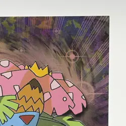 Pokemon Venusaur #03 Blue Logo Foil Prism Card Vintage Collectible NM 1999 - Image 3