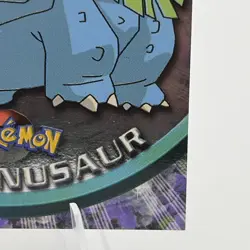 Pokemon Venusaur #03 Blue Logo Foil Prism Card Vintage Collectible NM 1999 - Image 5