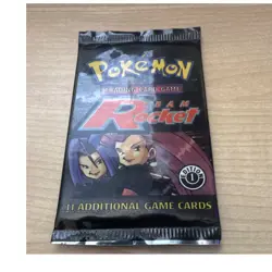Pokemon Team Rocket 1st Edition Sealed Booster Pack 11 Cards - Image 1