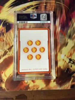 Bandai Dragon Ball Super Card Game FW SB02 Energy Marker Gold Holo PSA 10 E-75 - Image 2
