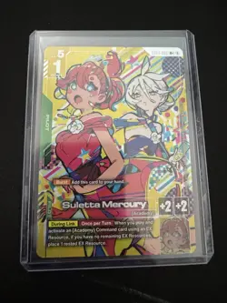 Gundam Card Game Suletta Mercury (GD04-085 R+) Phantom Aria - Image 1