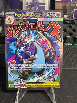 Mega Charizard X Ex 023 Pokemon Card Black Star Promo From Charizard NM - Image 1