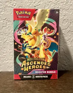 Pokemon Cards - Mega Evolution Ascended Heroes - BOOSTER BUNDLE BOX [6 Packs] - Image 1