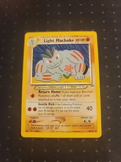 Light Machoke 49/105 Neo Destiny Unlimited Edition Regular Card LP - Image 1