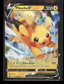 Pikachu V SWSH285 SWSH: Sword & Shield Promo Cards Holo - Image 1