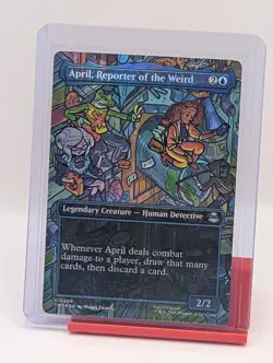 April, Reporter of the Weird (Borderless Foil) TMNT - Image 1