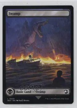 Full Art - Swamp Magic: Universes Beyond: Jurassic World REX #23 - Image 1