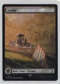 Full Art - Swamp Magic: Universes Beyond: Jurassic World REX #23 - Image 2