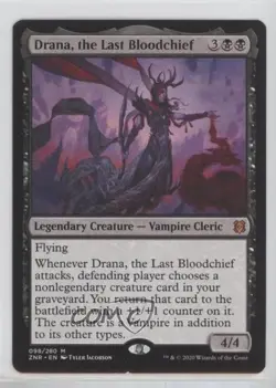 Drana the Last Bloodchief Magic: Zendikar Rising ZNR #098 - Image 1