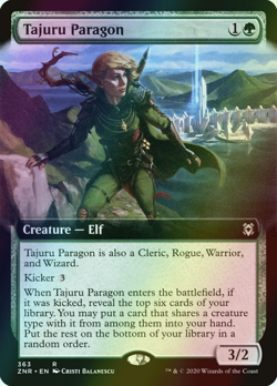 MTG Tajuru Paragon Extended Art Foil ** Zendikar Rising ** English (NM) - Image 1