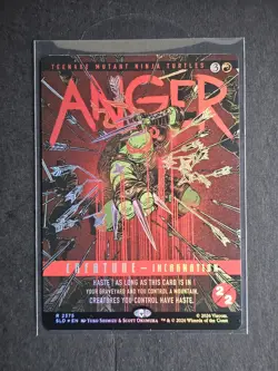 MTG Anger (Borderless Foil) R 2375 Secret Lair x TMNT: The Last Ronin - Image 1