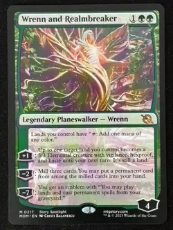 1x MTG Wrenn and Realmbreaker - March of the Machine (MOM) #217 - Magic - Image 1