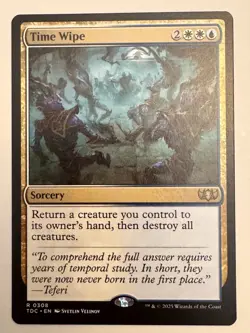 Time Wipe 308 Non-Foil NM MTG Commander: Tarkir Dragonstorm Magic - Image 1
