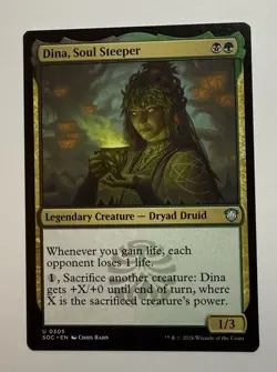 Dina, Soul Steeper #305 (NM) Commander: Secrets of Strixhaven SOC Magic MTG - Image 1