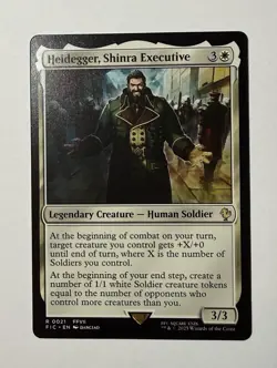 Heidegger, Shinra Executive 21 R Normal FIC MTG NM - Image 1