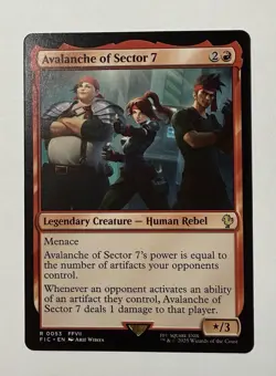 Avalanche of Sector 7 53 R Normal FIC MTG NM - Image 1