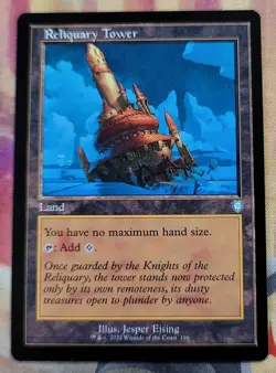 Reliquary Tower (Retro Frame) MTG Commander: Brothers' War (BRC) (NM) - Image 1