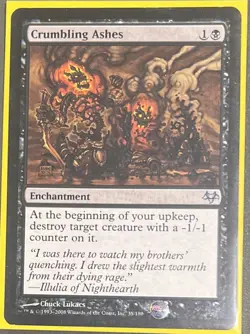 MTG Crumbling Ashes Eventide NM/Mint - Image 1