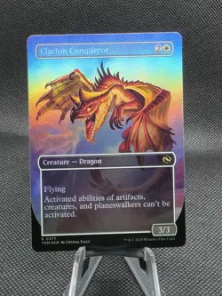 MTG - [FOIL] Clarion Conqueror (Borderless) - Tarkir: Dragonstorm - Image 2