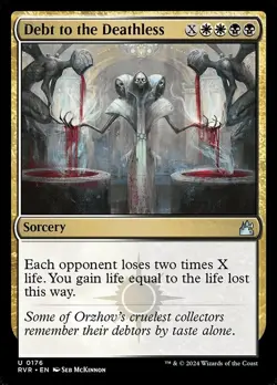 Debt to the Deathless Foil Ravnica Remastered 176 NM MTG - Image 1