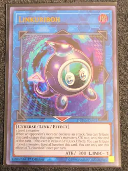 Yu-Gi-Oh Card - DUPO-EN071 - LINKURIBOH (ultra rare holo) - NM - Image 1