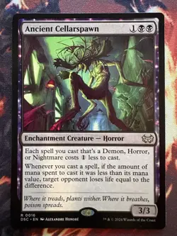 Ancient Cellarspawn Commander: Duskmourn: House of Horror Regular - Image 1