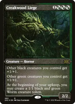 Creakwood Liege (Foil Etched) 482 Rare Double Masters 2022 Near Mint - Image 1