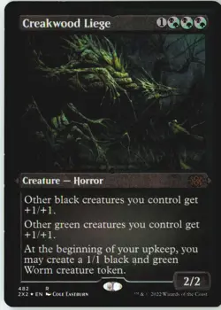 Creakwood Liege (Foil Etched) 482 Rare Double Masters 2022 Near Mint - Image 2