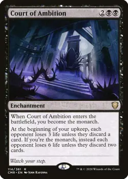 Court of Ambition 114 Rare Commander Legends Foil Near Mint - Image 1
