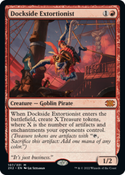 MTG Dockside Extortionist, NM-Mint, English Double Masters 2022 - Image 1
