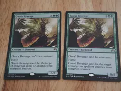 LP MTG FOIL - Gaea's Revenge - Magic Origins Green Rare Magic the Gathering #177 - Image 1
