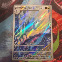 Pokemon Scarlet and Violet 151 Dragonair Illustration Rare Card 181/165 - Image 1