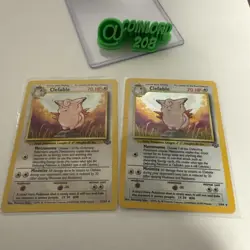 Clefable 1/64 Jungle Set 1999 Holofoil Rare Pokemon Card And 17/64 Non Holo Both - Image 5